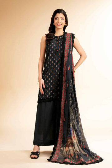 Nishat Linen 3 Piece - Printed Suit - 42501474 Online Shopping